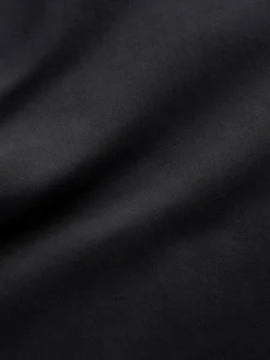 Sale Next Straight Fit Pleated Stretch Chinos Trousers With Elasticated Waist Black