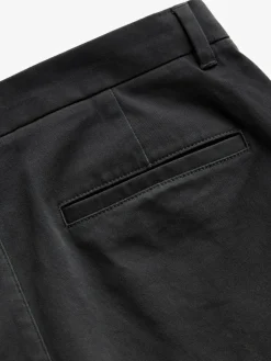 Next Black Straight Fit Stretch Chinos Trousers^ Nightwear|Pants & Chinos