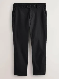 Sale Next Straight Fit Ultimate Chino Trousers Black
