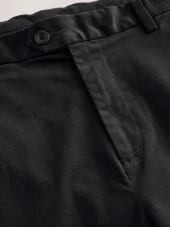 Sale Next Straight Fit Ultimate Chino Trousers Black