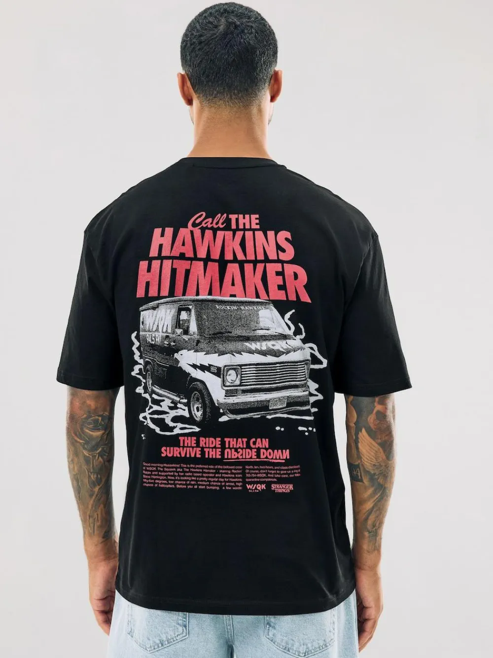 Next Black Stranger Things Graphic Print T-Shirt^ Tops & T-Shirts