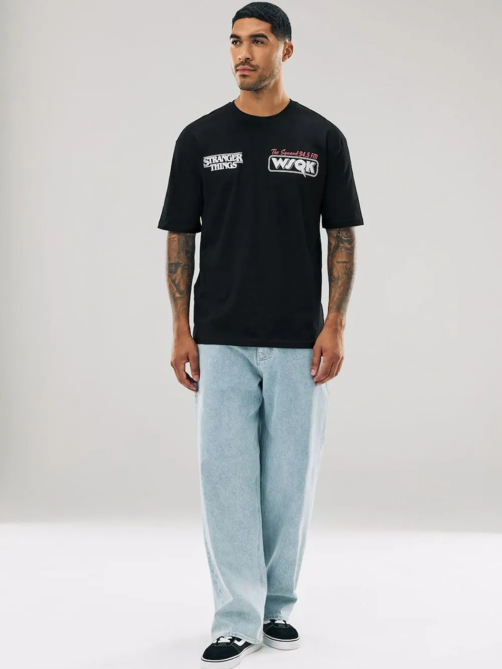 Next Black Stranger Things Graphic Print T-Shirt^ Tops & T-Shirts