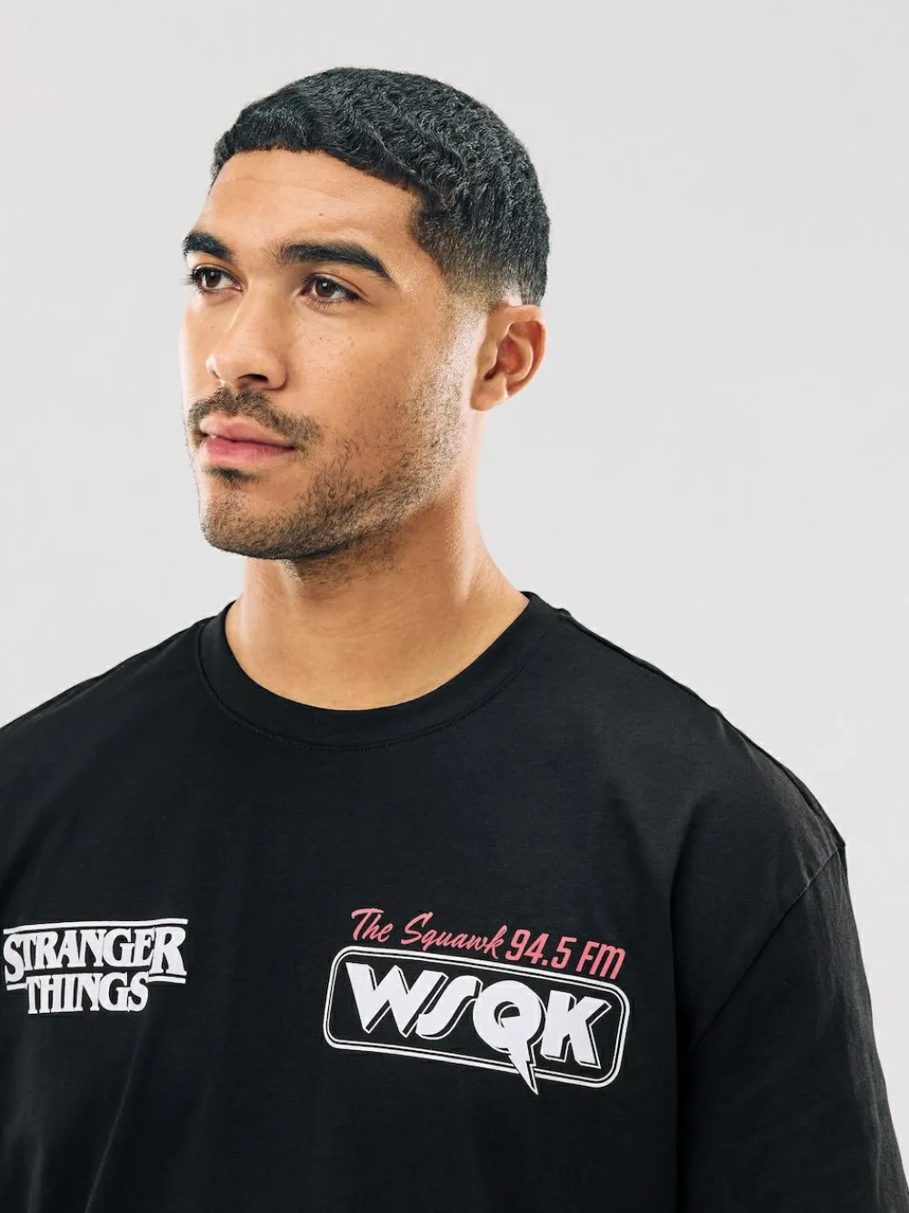 Next Black Stranger Things Graphic Print T-Shirt^ Tops & T-Shirts