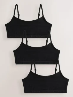 Next Strappy Crop Tops 3 Pack (5-16yrs)^ Underwear|Bras & Crop Tops