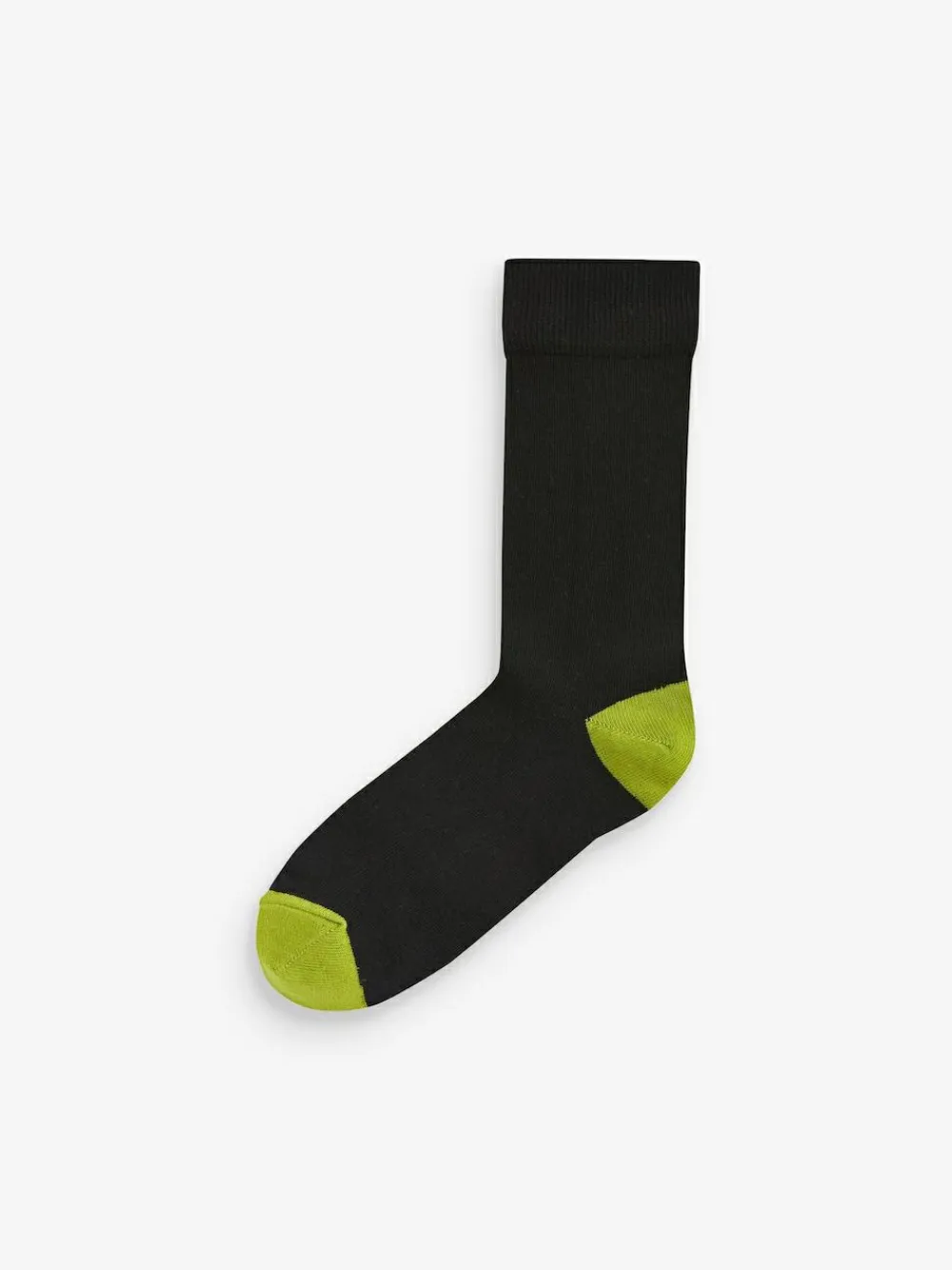 Clearance Next Black Stripe 7 Pack Mens Cotton Rich Socks