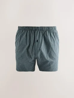 Clearance Next Black Stripe 4 pack Woven Pure Boxers