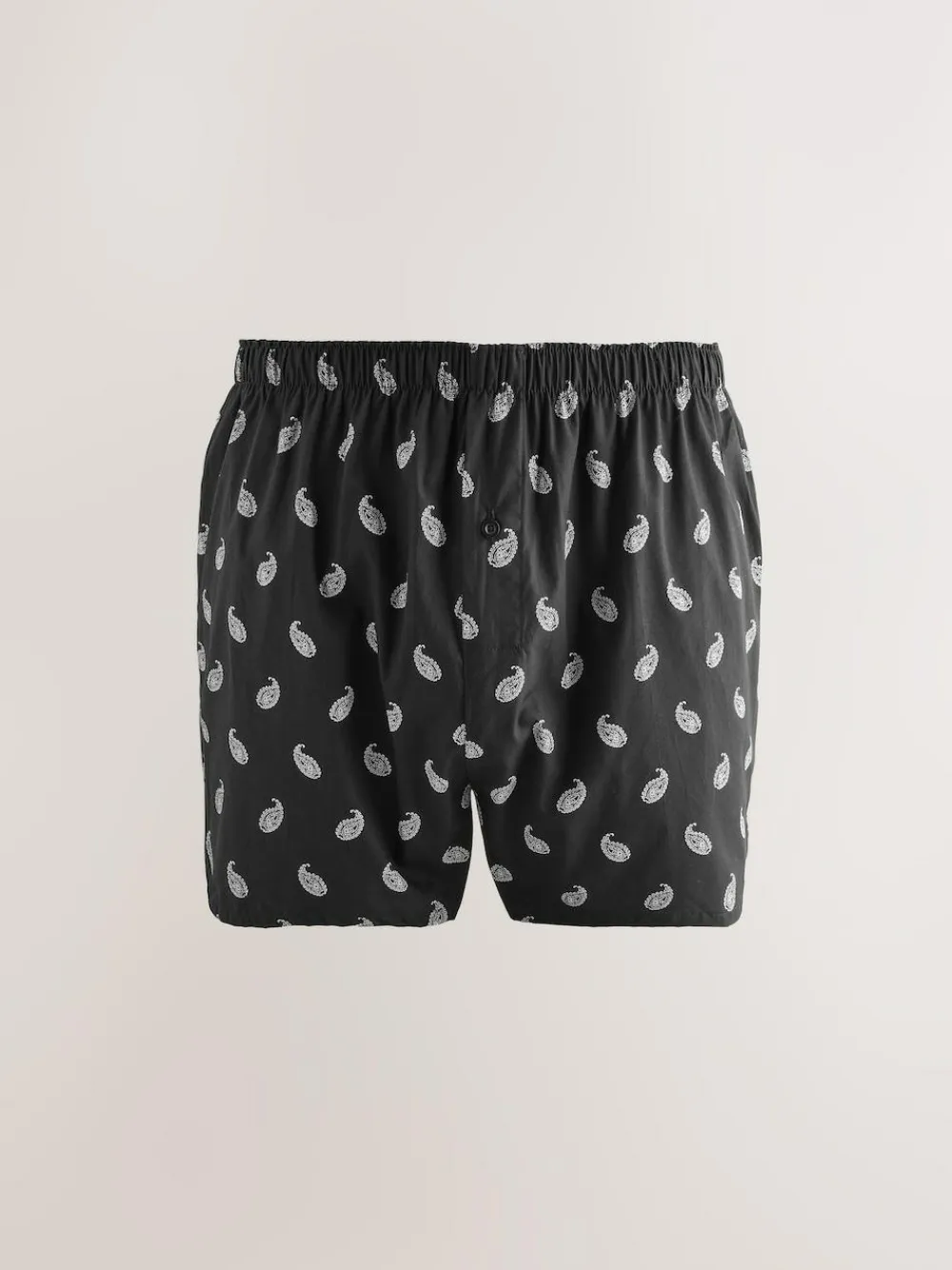 Clearance Next Black Stripe 4 pack Woven Pure Boxers