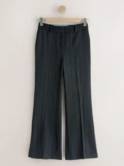 Clearance Next Black Striped Flared Trousers