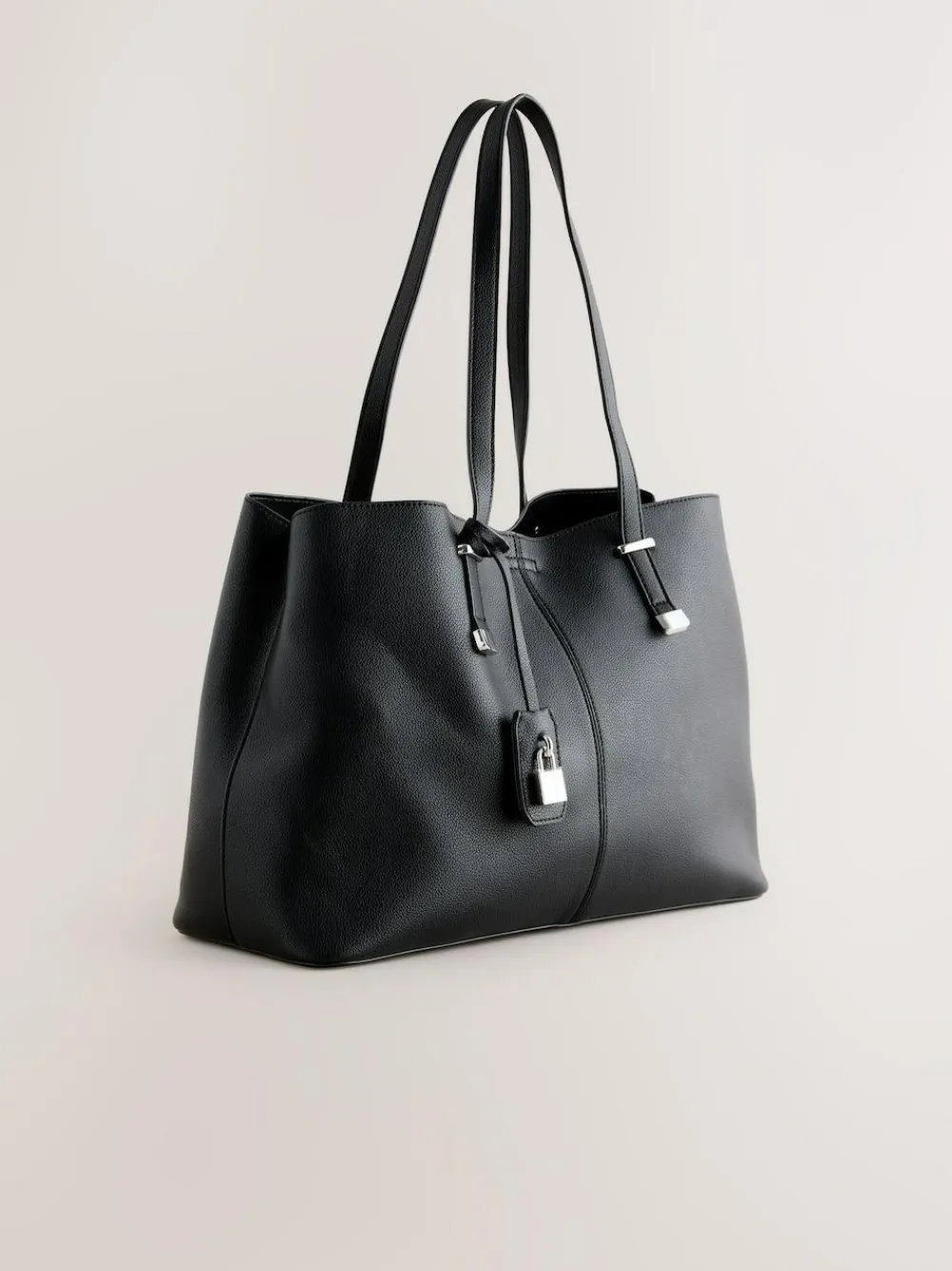 Next Black Structured Tote Bag^Women Bags