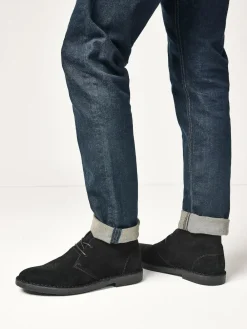 Sale Next Black Suede Desert Boots