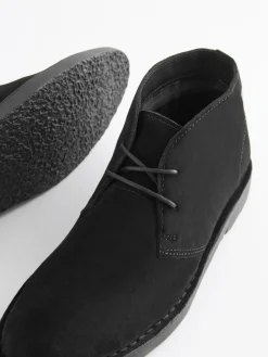 Sale Next Black Suede Desert Boots
