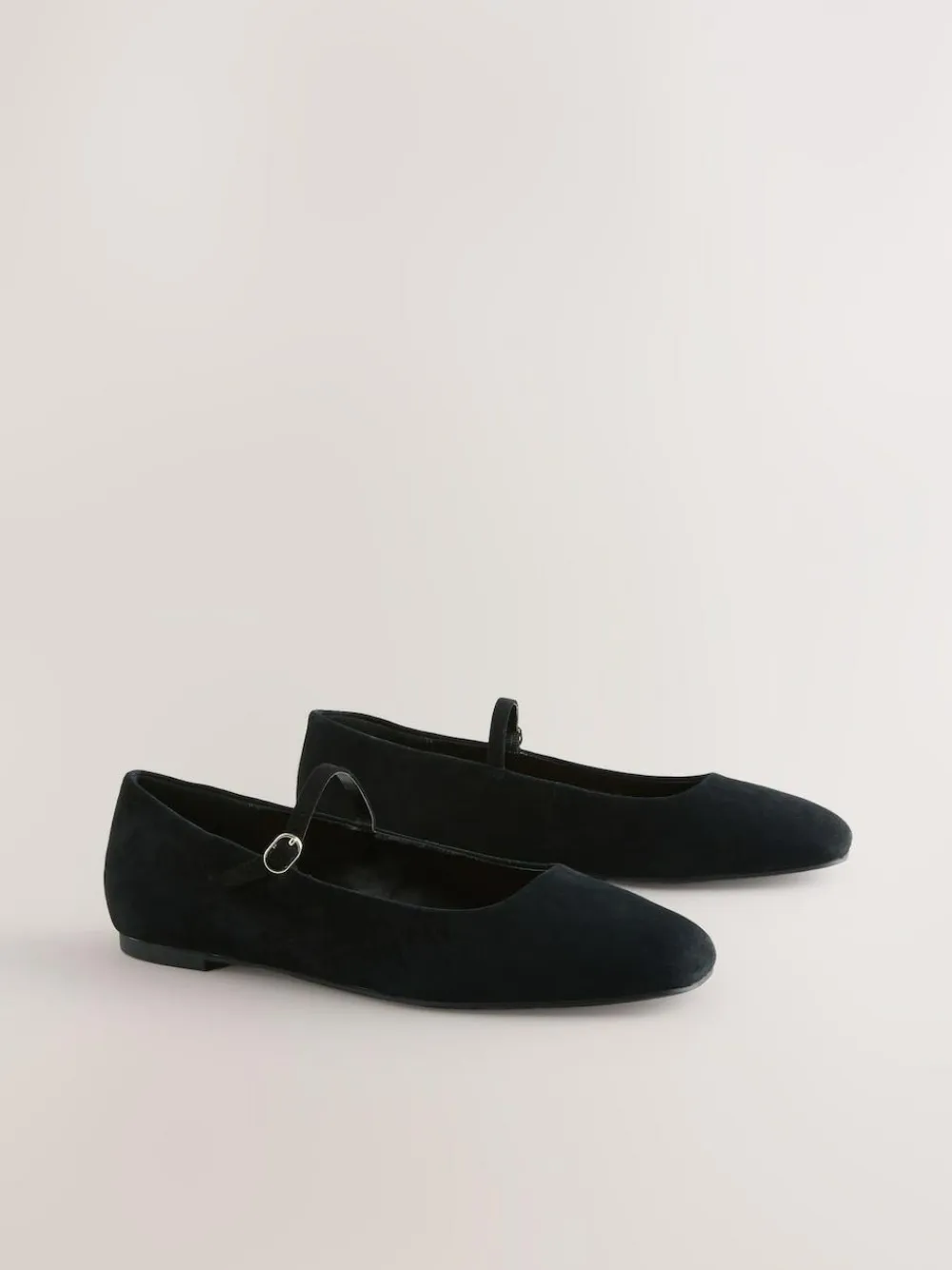 Sale Next Forever Comfort® Leather Square Toe Mary Jane Shoes Black Suede
