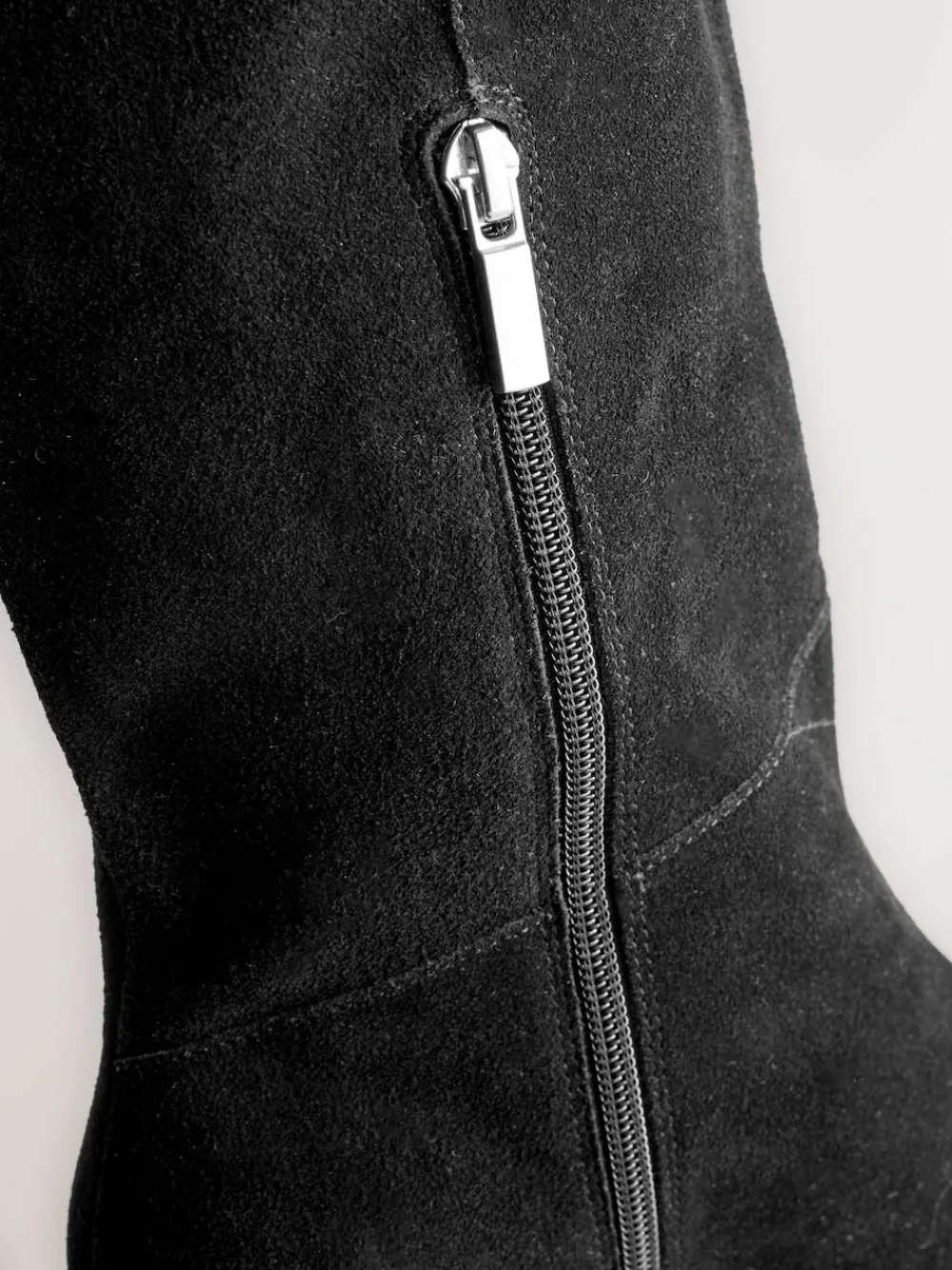 Next Forever Comfort® Knee High Chisel Toe Heeled Boots^Women Wide Fit & Extra Wide Fit