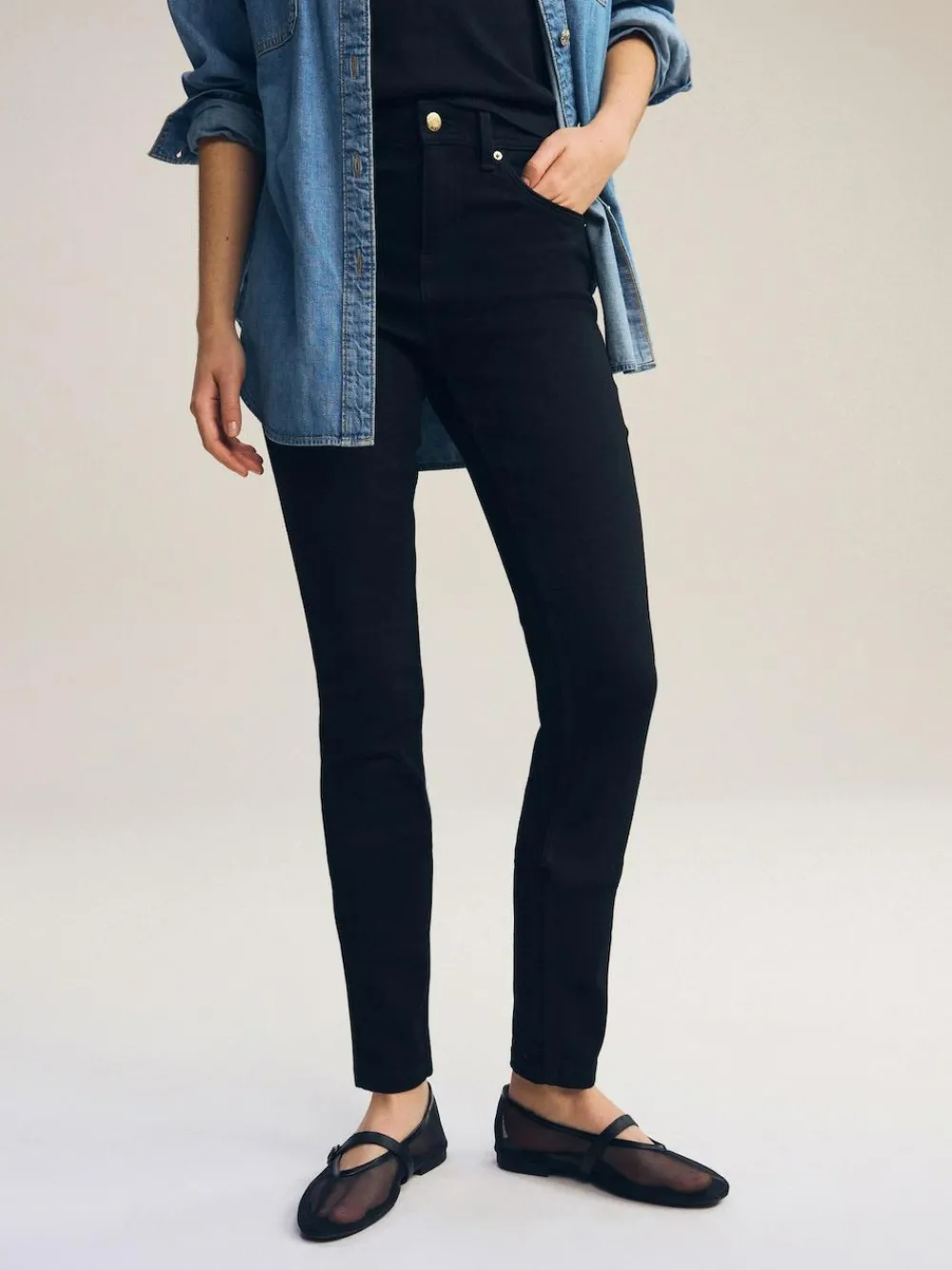 Sale Next Black Supersoft Skinny Jeans