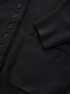 Next Black Supersoft V-Neck Cardigan With Pockets^Women Knitwear|Knitwear