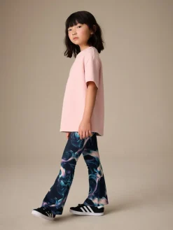 Sale Next Flare Leggings (3-16yrs) Black Swirl