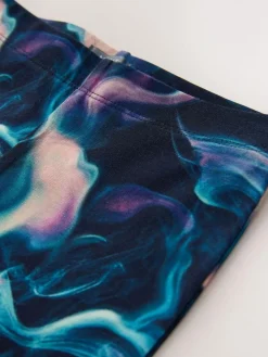 Sale Next Flare Leggings (3-16yrs) Black Swirl