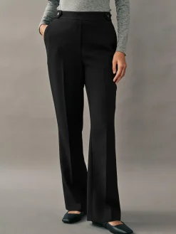 Next Black Tailored Bootcut Trousers