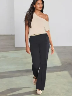 Next Black Tailored Bootcut Trousers^Women Pants
