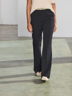 Next Black Tailored Bootcut Trousers^Women Pants