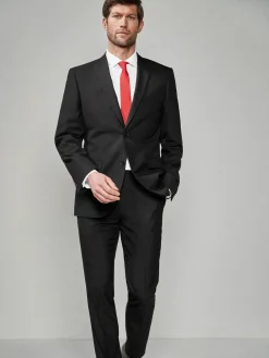 Hot Next Tailored Fit Suit Trousers Black