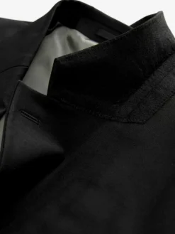 Next Black Tailored Fit Tailored Fit Wool Blend Motionflex Suit Jacket^ Black Suits