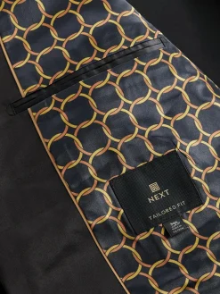 Next Black Tailored Fit Tuxedo Suit Jacket^ Blazers & Formal Jackets|Black Suits