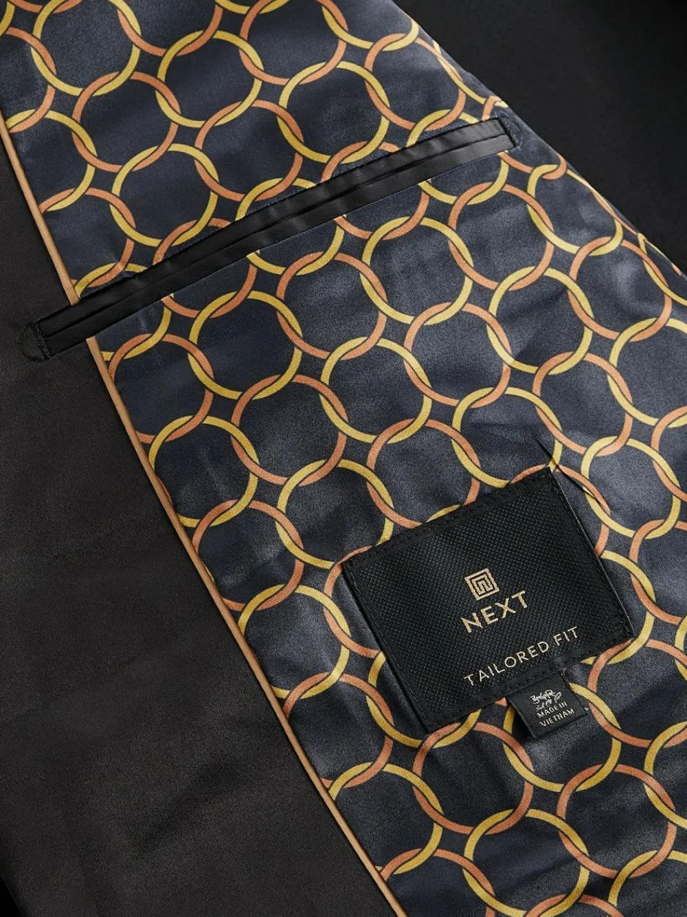 Next Black Tailored Fit Tuxedo Suit Jacket^ Blazers & Formal Jackets|Black Suits