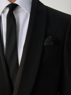 Next Black Tailored Fit Tuxedo Suit Jacket^ Black Suits