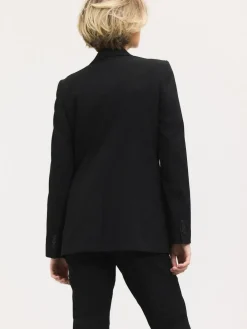 Hot Next Tailored Single Breasted Blazer With Wool Black