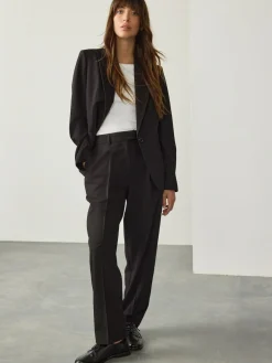 Next Black Tailored Tapered Trousers^Women Suits & Tailoring