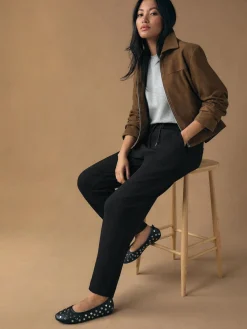 Next Black Tapered Jersey Joggers