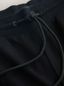 Next Black Tapered Jersey Joggers