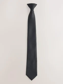 Next Black Textured Tie