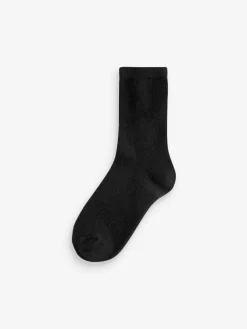 Next Black Thermal Merino Wool Blend Ankle Socks 2 Pack with Cashmere^Women Socks & Tights