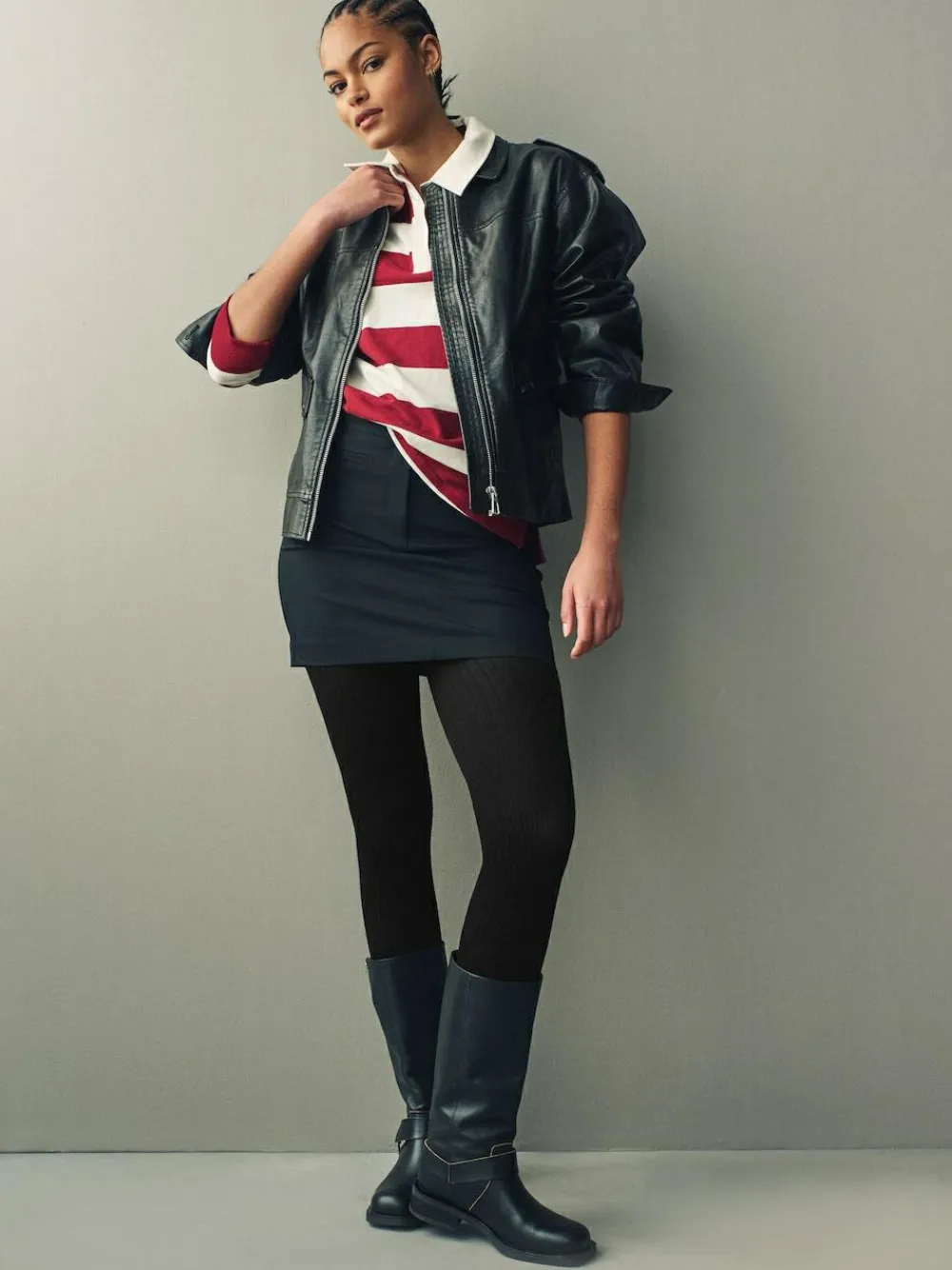 Next Black Thermal Wool Blend Knitted Tights 1 Pack^Women Socks & Tights|All Lingerie