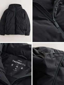 Next ThermoGen Shower Resistant Puffer Jacket Black