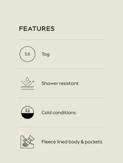 Best Next ThermoGen Shower Resistant Puffer Jacket Black