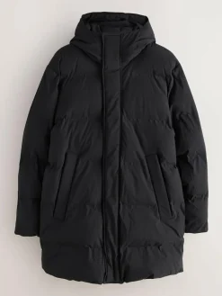 Best Next ThermoGen Shower Resistant Puffer Jacket Black