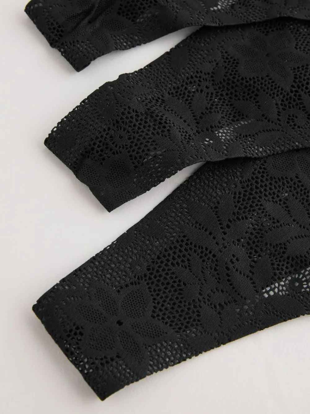 Sale Next Thong All-Over Lace No VPL Knickers 3 Pack Black
