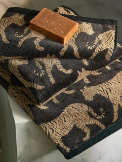 Next Black Tiger 100% Cotton Towel^ Towels & Bathmats