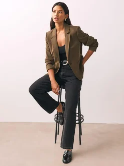 Clearance Next Trim Round Toe Loafers Black