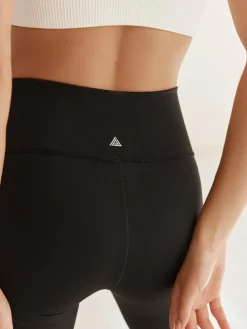 Next Black Tummy Control High Waisted Capri Length Sculpting Leggings^Women Sportswear|Leggings & Sweatpants