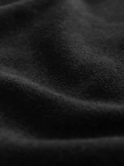 New Next Twin Pocket Shacket Overshirt with Wool Black