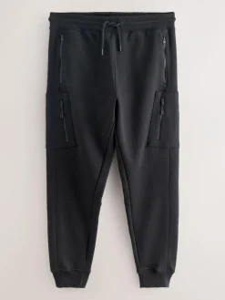 Clearance Next Utility Brushback Heavyweight Cargo Joggers Black