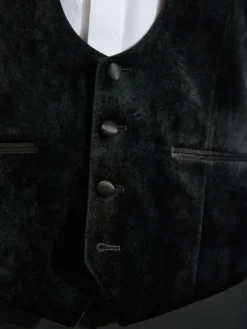 Clearance Next Velvet Waistcoat Black