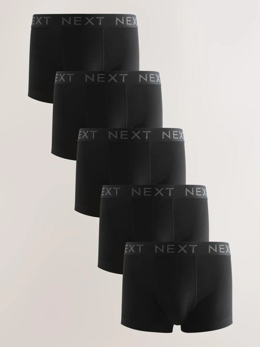 Sale Next Black Waistband Hipster Boxers 5 Pack
