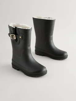 Next Warm Lined Buckle Wellies^BOY School Shoes|Boys Shoes