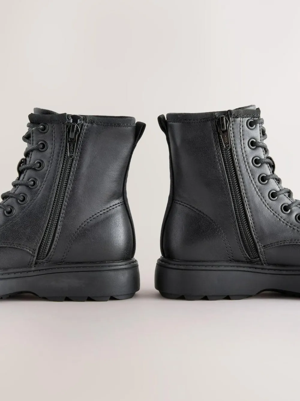 Discount Next Warm Lined Lace-Up Ankle Boots Black