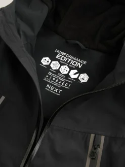 Next Black Waterproof Fleece Lined Hooded Jacket (3-16yrs)^BOY Coats & Jackets|Snowsuits & Coats